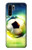 W3844 Glowing Football Soccer Ball Hülle Schutzhülle Taschen und Leder Flip für Huawei P30 Pro