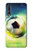 W3844 Glowing Football Soccer Ball Hülle Schutzhülle Taschen und Leder Flip für Huawei P20 Pro