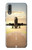 W3837 Airplane Take off Sunrise Hülle Schutzhülle Taschen und Leder Flip für Huawei P20