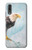 W3843 Bald Eagle On Ice Hülle Schutzhülle Taschen und Leder Flip für Huawei P20