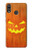 W3828 Pumpkin Halloween Hülle Schutzhülle Taschen und Leder Flip für Huawei P20 Lite