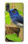 W3839 Bluebird of Happiness Blue Bird Hülle Schutzhülle Taschen und Leder Flip für Huawei P20 Lite