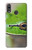 W3845 Green frog Hülle Schutzhülle Taschen und Leder Flip für Huawei P20 Lite