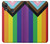 W3846 Pride Flag LGBT Hülle Schutzhülle Taschen und Leder Flip für Huawei P20 Lite
