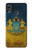 W3858 Ukraine Vintage Flag Hülle Schutzhülle Taschen und Leder Flip für Huawei P20 Lite