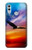 W3841 Bald Eagle Flying Colorful Sky Hülle Schutzhülle Taschen und Leder Flip für Huawei Honor 10 Lite, Huawei P Smart 2019