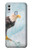 W3843 Bald Eagle On Ice Hülle Schutzhülle Taschen und Leder Flip für Huawei Honor 10 Lite, Huawei P Smart 2019