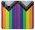 W3846 Pride Flag LGBT Hülle Schutzhülle Taschen und Leder Flip für Huawei Honor 10 Lite, Huawei P Smart 2019