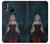 W3847 Lilith Devil Bride Gothic Girl Skull Grim Reaper Hülle Schutzhülle Taschen und Leder Flip für Huawei Honor 10 Lite, Huawei P Smart 2019