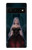W3847 Lilith Devil Bride Gothic Girl Skull Grim Reaper Hülle Schutzhülle Taschen und Leder Flip für Google Pixel 6