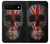 W3848 United Kingdom Flag Skull Hülle Schutzhülle Taschen und Leder Flip für Google Pixel 6