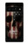 W3850 American Flag Skull Hülle Schutzhülle Taschen und Leder Flip für Google Pixel 6 Pro