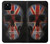 W3848 United Kingdom Flag Skull Hülle Schutzhülle Taschen und Leder Flip für Google Pixel 5