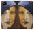 W3853 Mona Lisa Gustav Klimt Vermeer Hülle Schutzhülle Taschen und Leder Flip für Google Pixel 4a