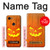 W3828 Pumpkin Halloween Hülle Schutzhülle Taschen und Leder Flip für Google Pixel 3a