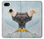 W3843 Bald Eagle On Ice Hülle Schutzhülle Taschen und Leder Flip für Google Pixel 3a