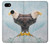 W3843 Bald Eagle On Ice Hülle Schutzhülle Taschen und Leder Flip für Google Pixel 3a XL