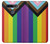 W3846 Pride Flag LGBT Hülle Schutzhülle Taschen und Leder Flip für LG K51S