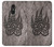 W3832 Viking Norse Bear Paw Berserkers Rock Hülle Schutzhülle Taschen und Leder Flip für LG K10 (2018), LG K30