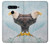 W3843 Bald Eagle On Ice Hülle Schutzhülle Taschen und Leder Flip für LG V40, LG V40 ThinQ