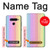 W3849 Colorful Vertical Colors Hülle Schutzhülle Taschen und Leder Flip für LG V40, LG V40 ThinQ