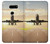 W3837 Airplane Take off Sunrise Hülle Schutzhülle Taschen und Leder Flip für LG V30, LG V30 Plus, LG V30S ThinQ, LG V35, LG V35 ThinQ