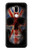 W3848 United Kingdom Flag Skull Hülle Schutzhülle Taschen und Leder Flip für LG G7 ThinQ