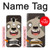 W3855 Sloth Face Cartoon Hülle Schutzhülle Taschen und Leder Flip für LG G7 ThinQ