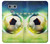 W3844 Glowing Football Soccer Ball Hülle Schutzhülle Taschen und Leder Flip für LG G6