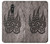 W3832 Viking Norse Bear Paw Berserkers Rock Hülle Schutzhülle Taschen und Leder Flip für LG Q Stylo 4, LG Q Stylus