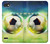 W3844 Glowing Football Soccer Ball Hülle Schutzhülle Taschen und Leder Flip für LG Q6