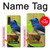 W3839 Bluebird of Happiness Blue Bird Hülle Schutzhülle Taschen und Leder Flip für LG Velvet