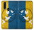 W3857 Peace Dove Ukraine Flag Hülle Schutzhülle Taschen und Leder Flip für Motorola One Action (Moto P40 Power)