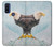 W3843 Bald Eagle On Ice Hülle Schutzhülle Taschen und Leder Flip für Motorola G Pure