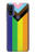 W3846 Pride Flag LGBT Hülle Schutzhülle Taschen und Leder Flip für Motorola G Pure