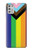 W3846 Pride Flag LGBT Hülle Schutzhülle Taschen und Leder Flip für Motorola Moto G Stylus (2021)