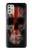 W3848 United Kingdom Flag Skull Hülle Schutzhülle Taschen und Leder Flip für Motorola Moto G Stylus (2021)