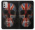 W3848 United Kingdom Flag Skull Hülle Schutzhülle Taschen und Leder Flip für Motorola Moto G Stylus (2021)