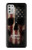 W3850 American Flag Skull Hülle Schutzhülle Taschen und Leder Flip für Motorola Moto G Stylus (2021)