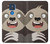 W3855 Sloth Face Cartoon Hülle Schutzhülle Taschen und Leder Flip für Motorola Moto G Play (2021)