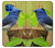 W3839 Bluebird of Happiness Blue Bird Hülle Schutzhülle Taschen und Leder Flip für Motorola Moto G 5G Plus