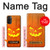 W3828 Pumpkin Halloween Hülle Schutzhülle Taschen und Leder Flip für Motorola Moto G71 5G