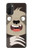 W3855 Sloth Face Cartoon Hülle Schutzhülle Taschen und Leder Flip für Motorola Moto G71 5G