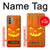 W3828 Pumpkin Halloween Hülle Schutzhülle Taschen und Leder Flip für Motorola Moto G51 5G