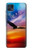 W3841 Bald Eagle Flying Colorful Sky Hülle Schutzhülle Taschen und Leder Flip für Motorola Moto G50 5G
