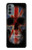 W3848 United Kingdom Flag Skull Hülle Schutzhülle Taschen und Leder Flip für Motorola Moto G31