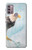 W3843 Bald Eagle On Ice Hülle Schutzhülle Taschen und Leder Flip für Motorola Moto G30, G20, G10