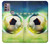 W3844 Glowing Football Soccer Ball Hülle Schutzhülle Taschen und Leder Flip für Motorola Moto G30, G20, G10