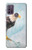 W3843 Bald Eagle On Ice Hülle Schutzhülle Taschen und Leder Flip für Motorola Moto G10 Power