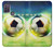 W3844 Glowing Football Soccer Ball Hülle Schutzhülle Taschen und Leder Flip für Motorola Moto G10 Power